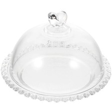  Tortenglocke Glas Abdeckhaube Kuchen Kuchenkuppel Glaskuppelabdeckung