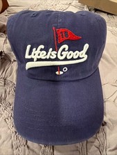 Gorra Life Is Good Darkest Blue Tee It Up Chill nueva con etiquetas