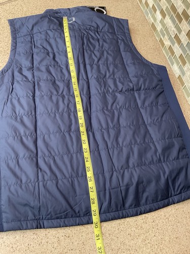 Zero Restriction Golf Vest Mens Sz XL Primaloft Hybrid Lgtwgt Blue W1008 NEW - Picture 16 of 18