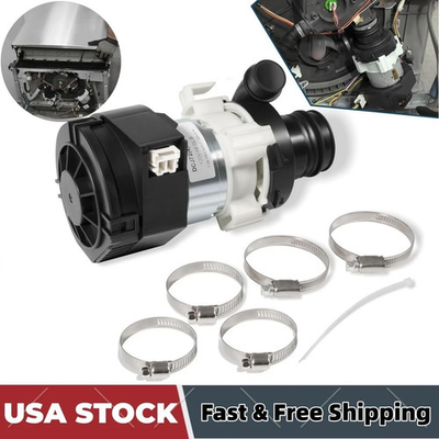 #ad GE Dishwasher Circulation Pump With Clamps WD26X23258 $43.64