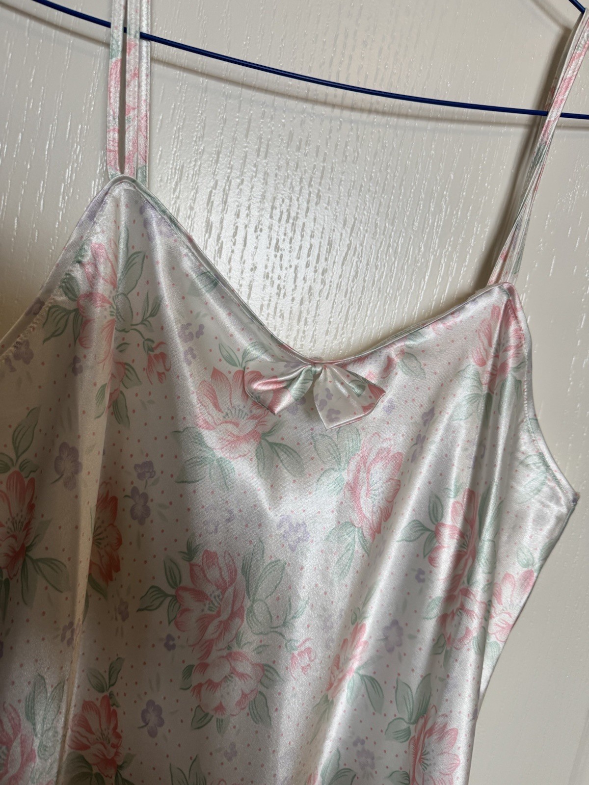 LaRedoute  Full Length Satin Robe & Nightgown Set Size M