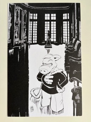 Cerebus High Society 40th Anniversary promotional lithograph Dave Sim art