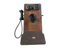 Antique Western Electric wall-mounted telephone