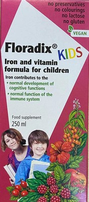 Floradix Kids Eisen- und Vitaminformel für Kinder 250ml vegan
