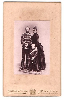 Fotografie Selle & Kuntze, Potsdam, Kaiser Wilhelm II. mit Frau Auguste Victori 