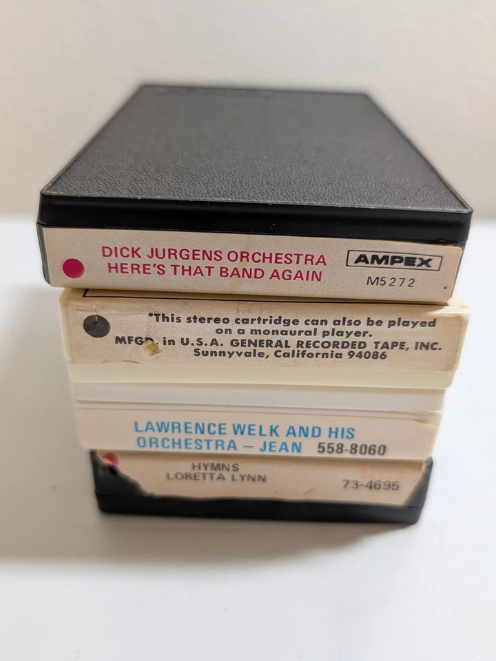 Lot of 4 Norelco Cassette Tape Cases Clamshell Cases Orig. Artwork Lawrence Welk - Image 3 of 4