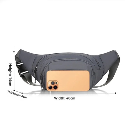 Herren Canvas Fit Hüfttasche Mobile Bauchtasche Hüfttaschen Herren Sport Outdoor - Bild 14 von 28