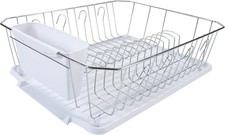 Kitchen Dish Rack Food Products Drying Rack Large, White For Dish Drainer