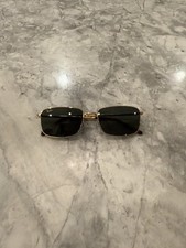 Ray Ban 3717 Sunglasses Gold Frame Green Lense Pre-Owned Excellent Condition