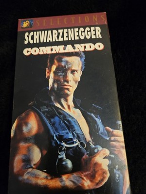  Commando VHS Tape CBS FOX Arnold Schwarzenegger - Tested Works  