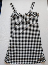 Women's Shein Curve - Black and White Gingham Dress - Size 4XL