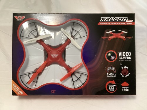 Sky Rider Falcon Pro Quadcopter Drone W/ Video Camera - Picture 1 of 4