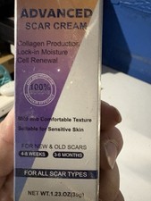 Silicone Scar Reducer Cream 1.23oz for Sensitive Skin Mild Texture Full Body