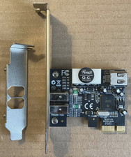 Rosewill PCIe FireWire 1394a Card 2 1 Ports RC-504 w/Low Profile Plate