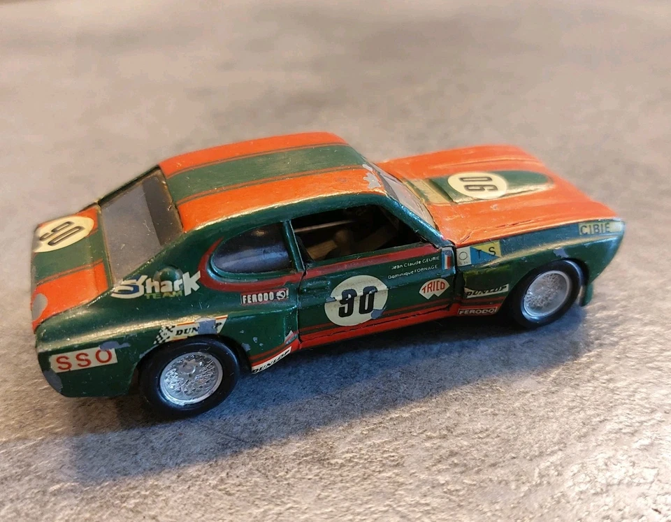 Solido FORD CAPRI 2600 RV #90 24H Le Mans 1974 Scala 1/43 Made in France - Immagine 2 di 4