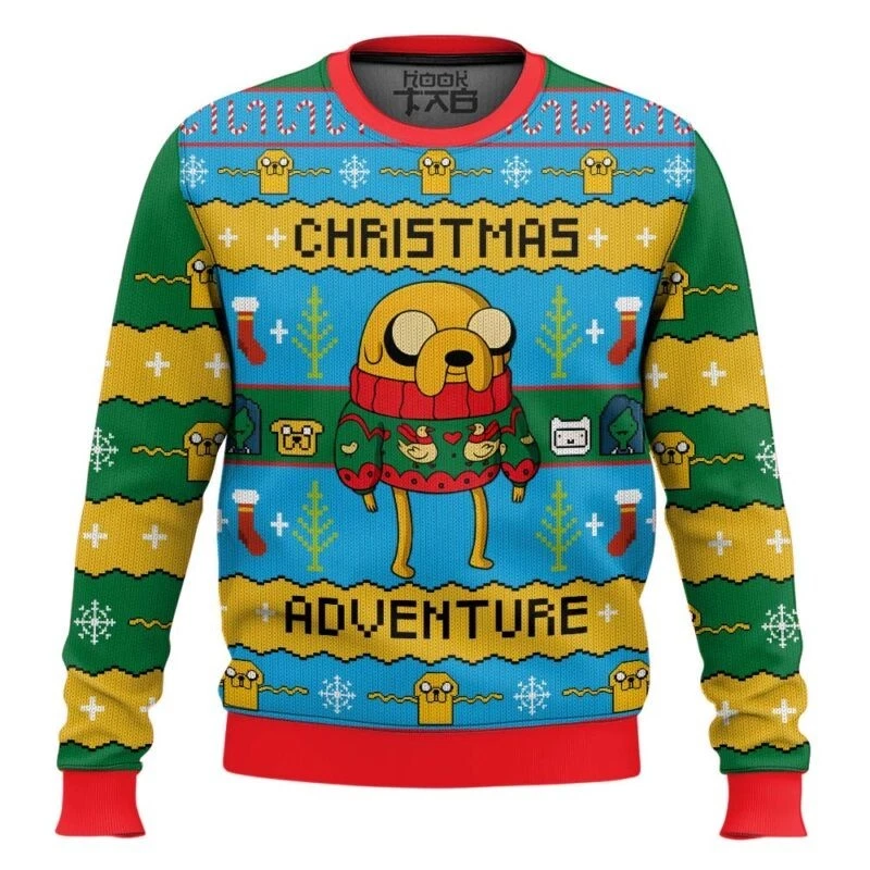 Christmas Adventure Time Ugly Sweater