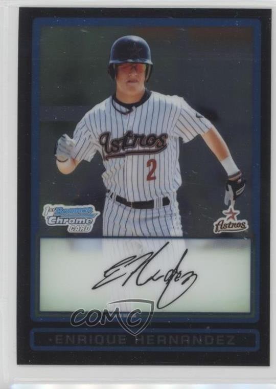 2009 Bowman Draft Prospects Chrome Enrique Hernandez #BDPP3 v8l