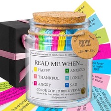 Bible Verse Jar, Read Me When Verses Jar of Emotions and Feelings