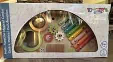 Toyser  s Wood Multi-Function Musical Center Wooden Toddler Toy 24m NEW
