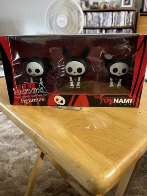 Vintage Y2K Skelanimals Jack, Dax, Kit Figurines Set New in Box! RareCollectible