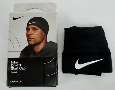 Nike Pro Dri-FIT Skull Cap Beanie Running Hat Black One Size Adult