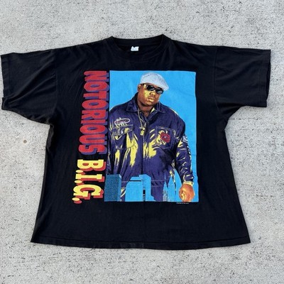 VINTAGE NOTORIOUS BIG BIGGIE XL RAP TEE SHIRT One More Chance King of New York