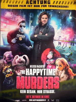 The Happytime Murders Teaser - Melissa McCarthy - Filmposter A1 84x60cm gerollt