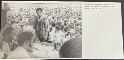Book Clipping Photo Alvin Batiste Jaguar Jazz Ensemble NOJF 1974