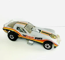 Hot Wheels Blackwall 1980 Mongoose Tom McEwen Funny Car Silver Made in Hong Kong