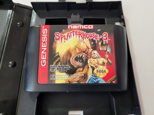 Splatterhouse 3 (Sega Genesis, 1993) cartuccia gioco autentica in custodia con manuale - Foto 5 di 10