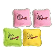 Yeowww  4 Pack 100 Organic Catnip Pillows Assorted Colors 