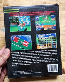 SNK Super Baseball 2020 Neo Geo w/ Manual Dog Tag 1991 US Seller AES USA Version