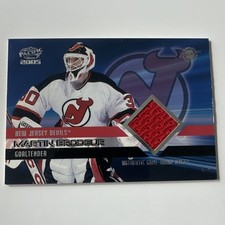 Pacific Martin Brodeur NJ Devils Authentic Game-Worn Jersey #20 267/850