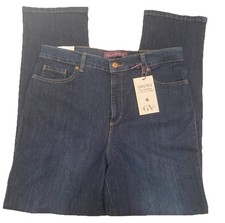 NWT Gloria Vanderbilt Women's Amanda Classic High Rise Tapered Jean Madison 14