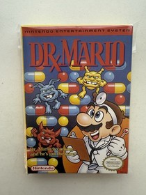 Dr. Mario (Nintendo NES, 1990) CIB - COMPLETO con scatola e inserti! WOW TAGLIENTE!!