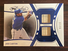 2024 Panini Flawless Dual Patch Sapphire 03/15 Joe Carter #DU-JCT Dual Patch