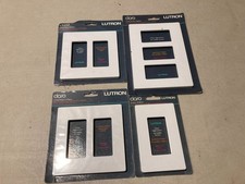 Lot of 4 Lutron Claro Gang Decorator Wallplate New