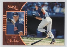 1996 Select Artist's Proof Paul Molitor #110 HOF 0q3