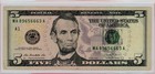 $5 FRN Series 2013 Boston Fancy MA 89656663 A DEVIL NOTE 666 FOUR OF A KIND — photo 1
