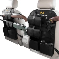 Truck Gun Rack (A Pair), 900D Adjustable Seat Back Gun Storage, Heavy Duty Autom
