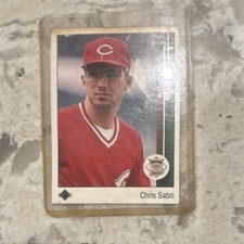 Upper Deck 1989 Chris Sabo #663 Award Winners Rookie Cincinnati Reds Baseball