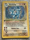 Pokémon TCG Machamp Holo 1st First Edition Base Set 8/102 MP/HP Fathers Day Gift