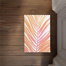 Begin Home Decor CODM17242GHNO4 17 x 24 in. Glam Palm Leaf - Exotic Floral In...