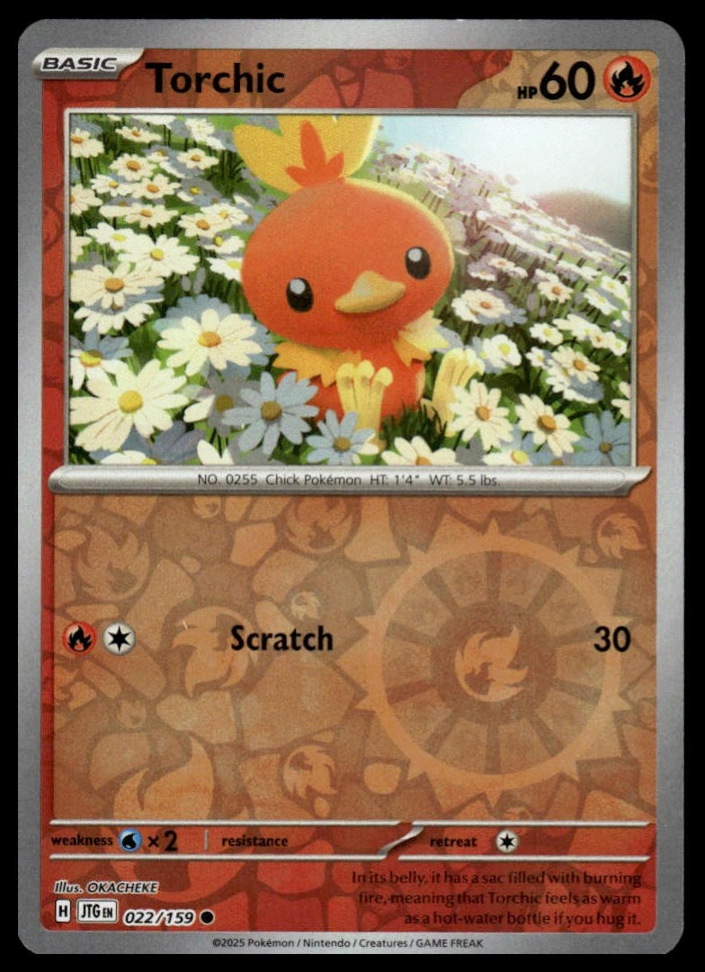 Torchic SV09: Journey Together #022/159 Reverse Holo NM