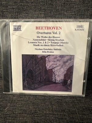 Beethoven Overtures Vol 2 CD Naxos New Sealed Esterhazy Sinfonia Drahos