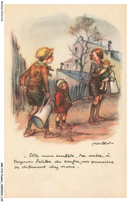 ARRP10-0712-ILLUSTRATEUR - POULBOT - Elle nous embete - ta mere - a toujours - Photo 1/2