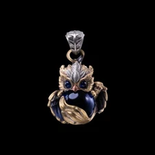 Custom Griffin Gem Pendant. Fantasy Jewelry Gift for Men Women
