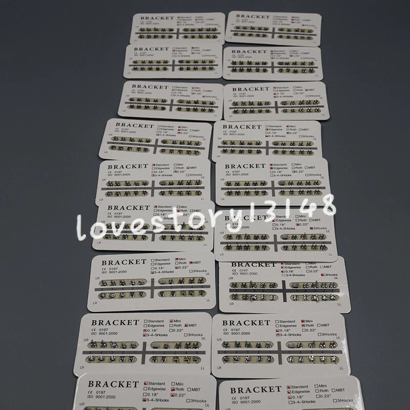 10 Packs Separable Dental Orthodontic Brackets Roth/MBT Mini/Standard 018/022 - Image 3 of 4