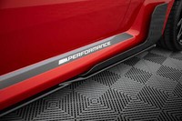 Seitenschweller Ansatz FüR Bmw M2 M-Performance G87 Schwarz Hochglanz Schweller