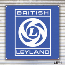 British Leyland Banner Sign Wall Art